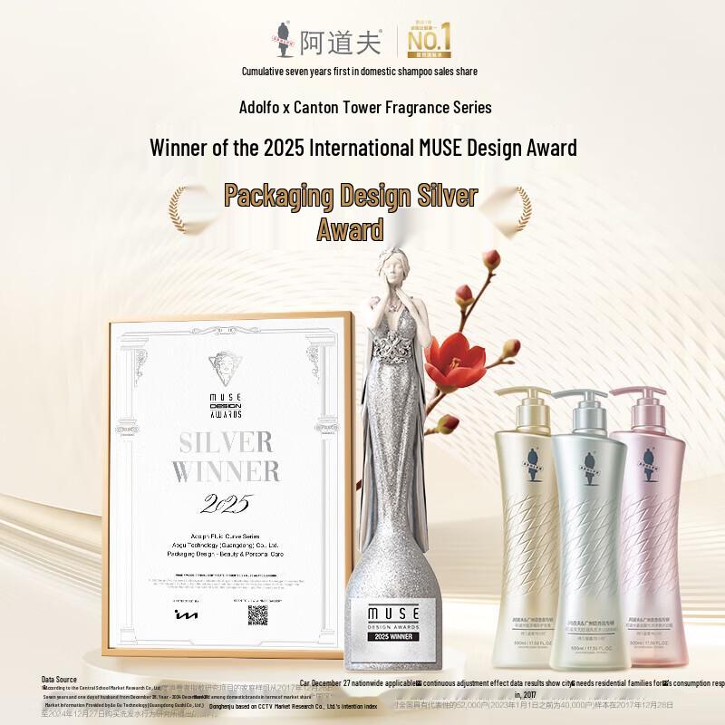 Adolph Guangzhou Tower Co-branded Fragrance Hair & Body Wash Gift Set