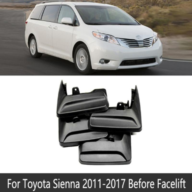 

Для Toyota Sienna XL30 2011 2012 2013 2014 2015 2016 2017 2018 Брызговики Брызговики Брызговики Крылья 4 шт. Fit Before Facelift