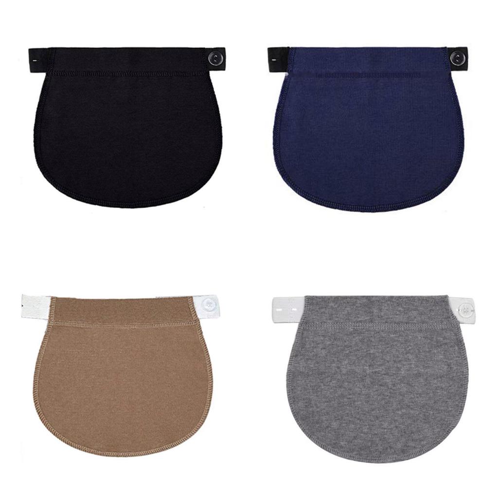 Elastický bavlněný těhotenský extender pasu - nastavitelný pás na rozšíření břicha