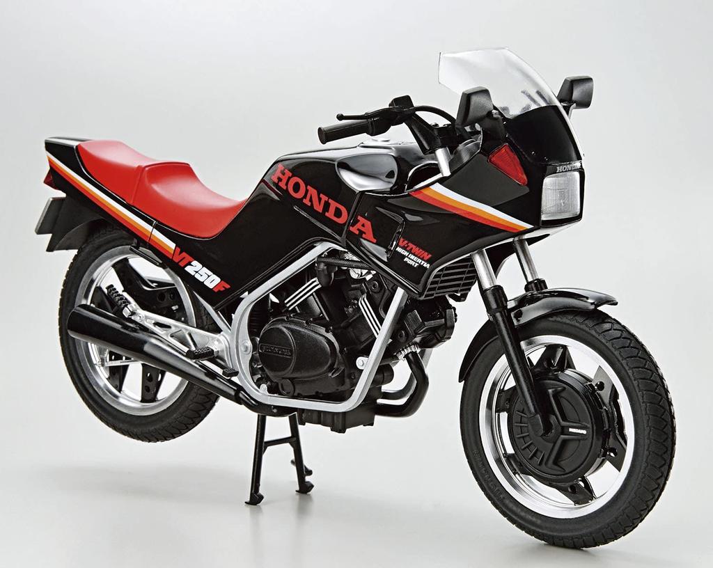 Aoshima Bunka Kyozai Scale The Bike Series 22 Honda MC08 VT250F 1984 Plastic Model 1/12 No.