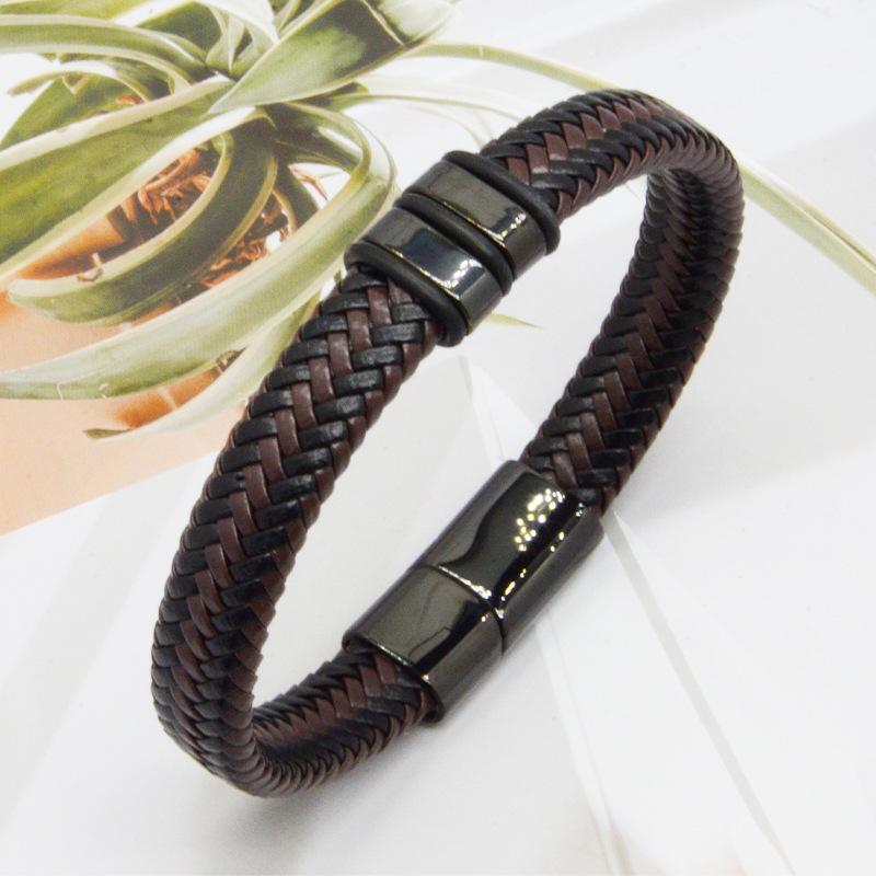 Men's Stainless Steel Bracelet Simple Fashion Tough Style Personality Trend