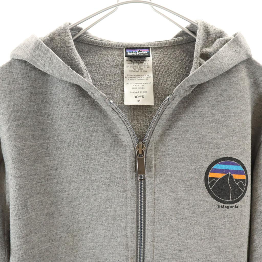 Patagonia Sweat Zip Hoodie M Gray 63000SP14 Kid's Used