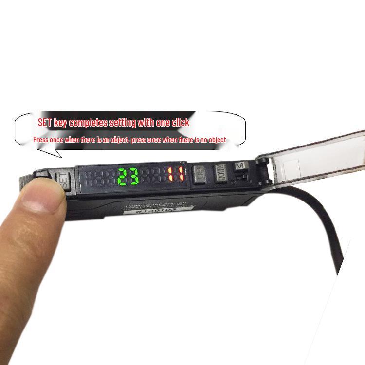 JORMU FX-51N/51P Fiber Optic Sensor Amplifier with NPN/PNP Digital Display and Delay Function
