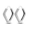 CYCUFF S925 Silver Earrings Double-Row Inlaid Zircon Exquisite Birthday Party Gift DIY Women Hoops Earrings Trendy
