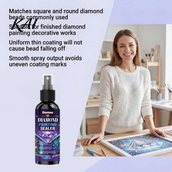Glossy Finishing Spray for Puzzles Diamond Painting Art Sealer Spray, Quick Drying Protective Mounting Sealant, Preservation Coasters Clear