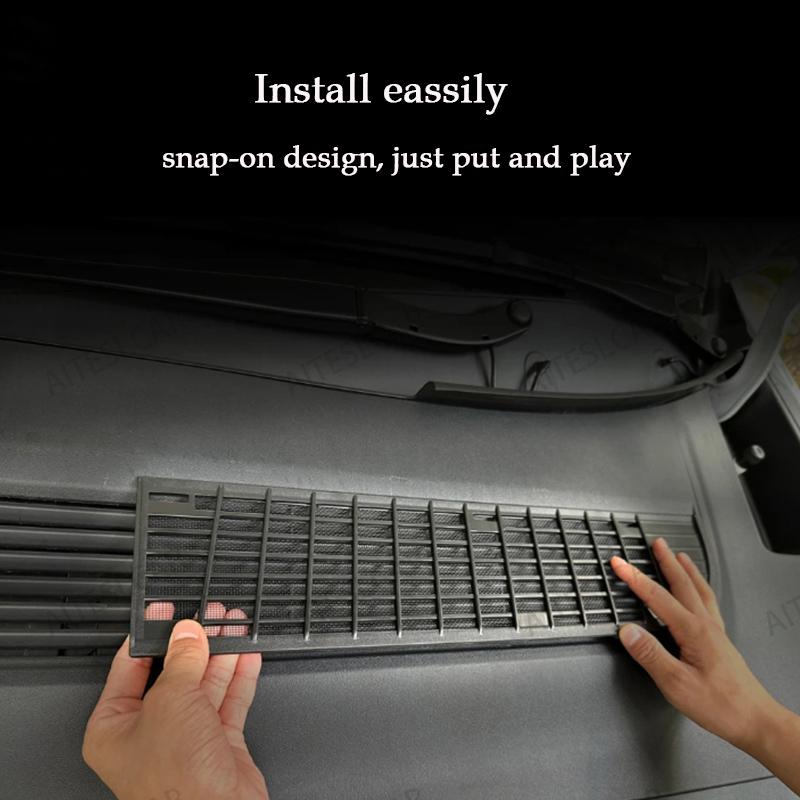 Air Inlet Protective Cover For Tesla Model Y / Y L 2026 Juniper Anti-insect Anti-fouling Front Air-Conditioning Insect-proof Net
