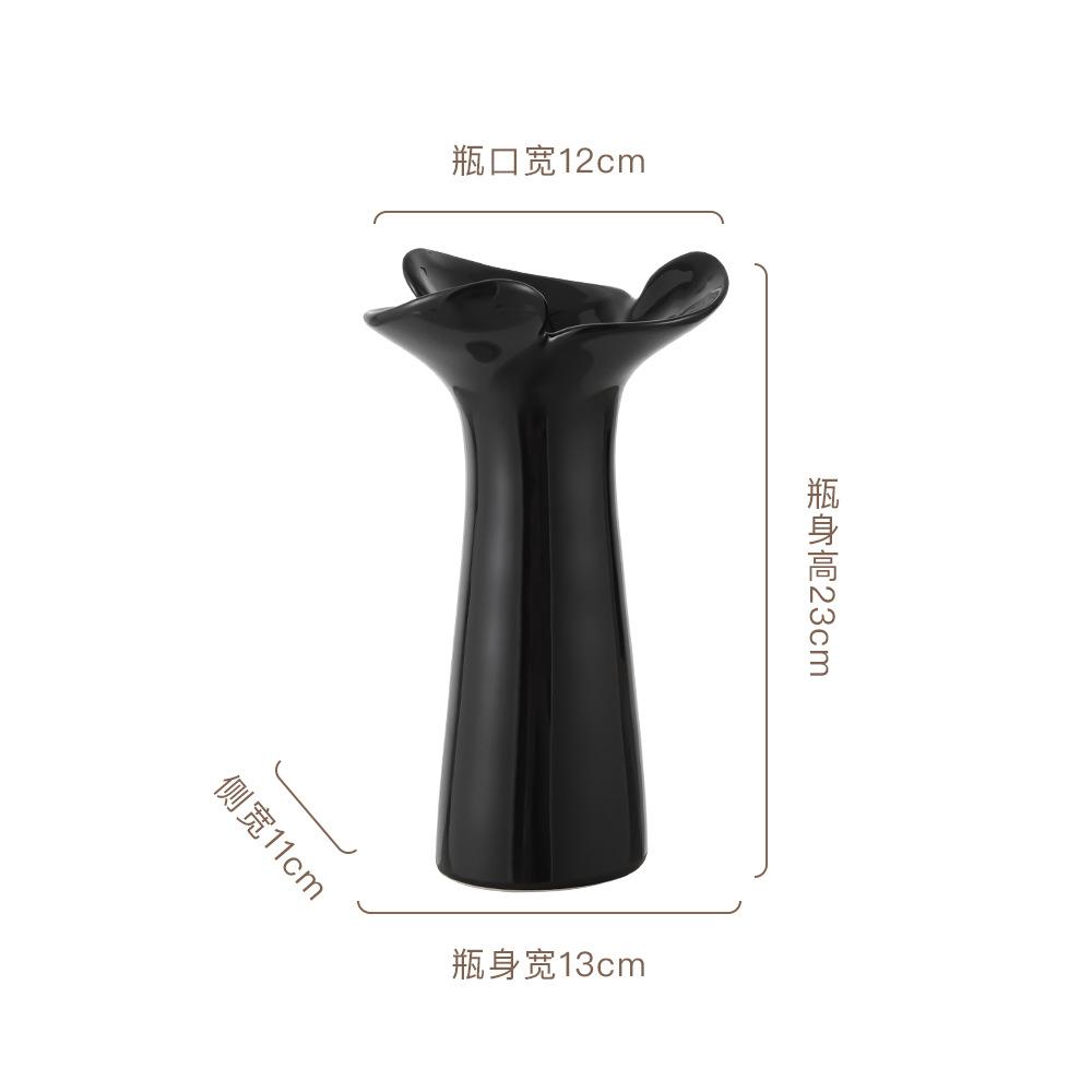 Ceramic Decorative Vase, Light Luxury Nordic Hydroponic Flower Arrangement Vase Rural Home Decoration Flower Vases Home Decor