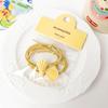Fun Badminton Rackets Rubber Bands Hair Ties Cute High-elasticity Ponytails Girlish Hair Bands and Hair Accessories