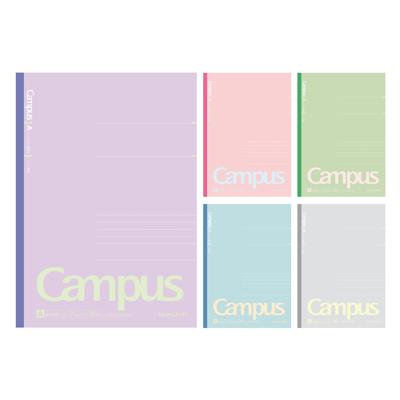 KOKUYO Campus Note Limited Positive Smoky Dotted 30 feuilles 5 couleurs pack Semi-B5 A-lined NO-3CATN-L40X5