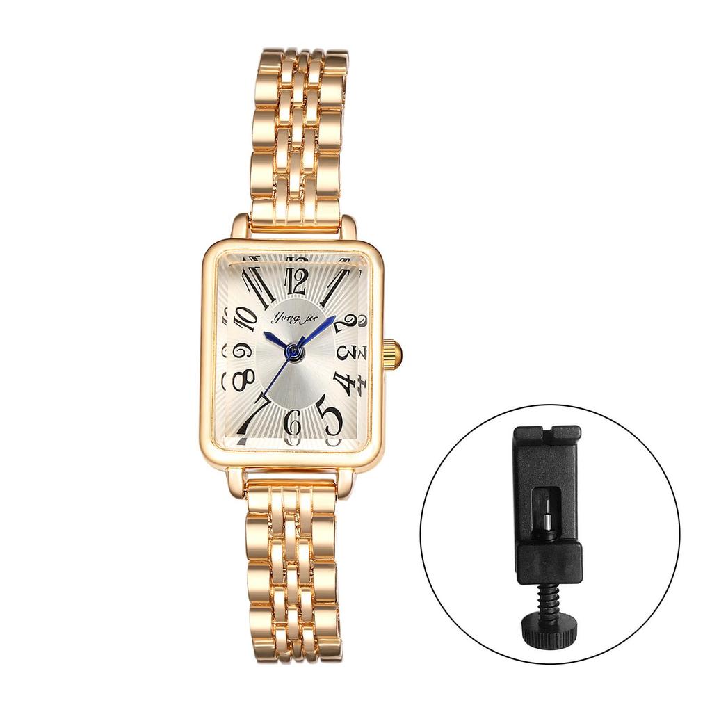 Square Watch Women Simple Fashion Analog Display Waterproof Quartz Casual Business Accessory - Birthday Anniversary Christmas Valentine's Day Gift