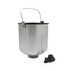 Brotbackautomat-Eimer Antihaft-Brotbackform Ersatzteile Mit Knetklinge Backen Backgeschirr Zubehör 14,5x14,5x19,5cm