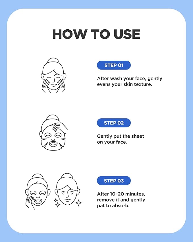 WELLAGE Maska ampułkowa Real Hyaluronic Blue 20 szt.