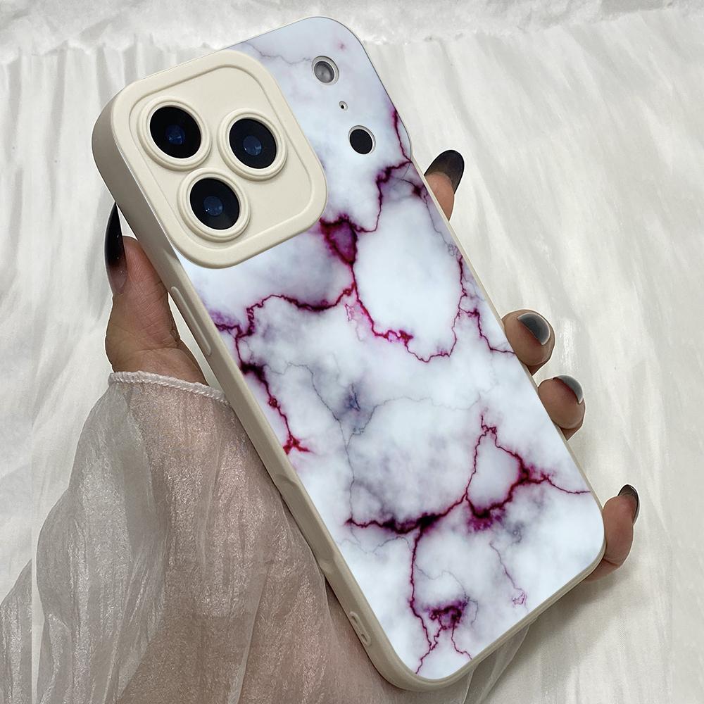 M348 Landscape Pattern Cover Oil Marble Art Angel Eyes Soft Phone Case for iPhone Samsung Galaxy Xiaomi Rdemi Huawei Honor Infinix Realme All Model