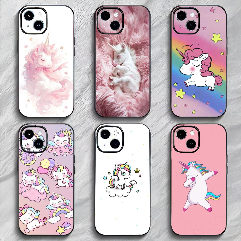 Cute Baby Unicorn Phone Case Phone Case Soft Packaging Lightweight For iPhone17 16 15 14 13ProMax