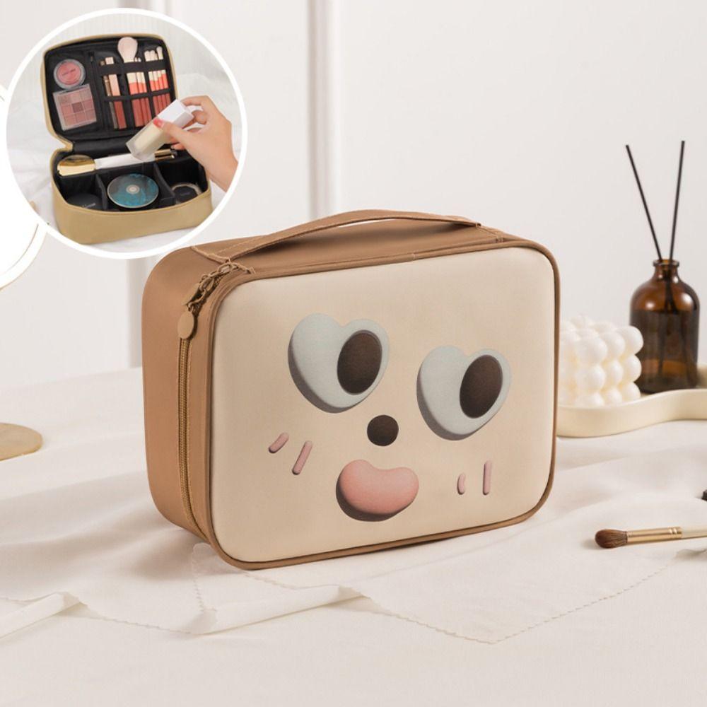 Single/Double Layer Travel Toiletry Storage Pouch Women's Cosmetics Handbag  Bathroom