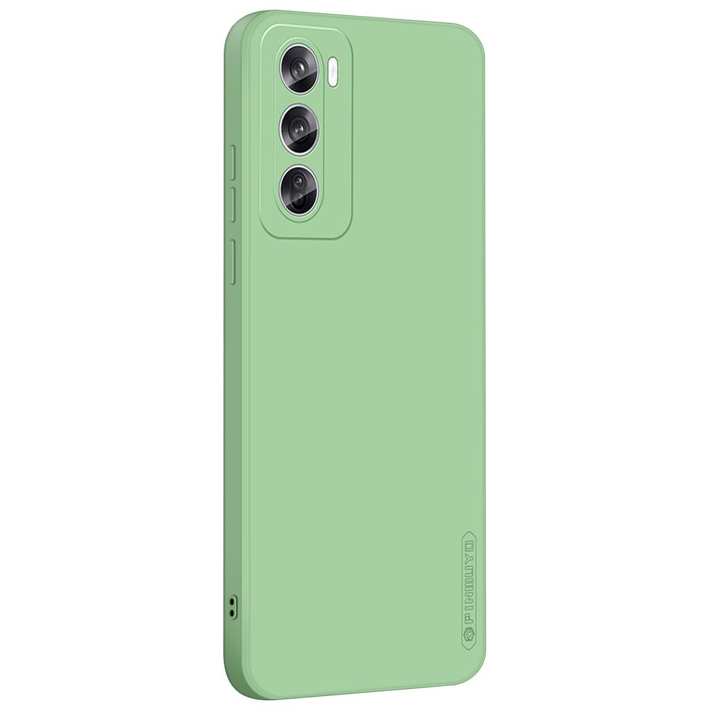 PINWUYO JK Touching Series For Oppo Reno12 Pro 5G (Global) TPU Case Fiber Lining Phone Cover