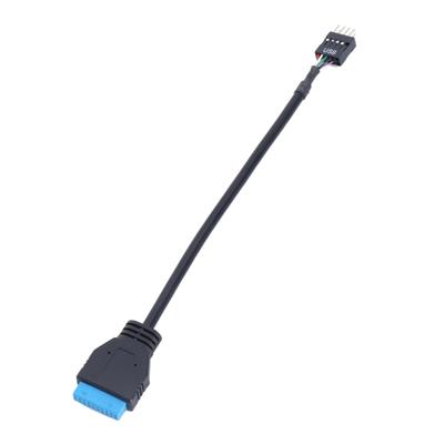 20-Pin auf 9-Pin USB3.0 auf 2.0 Konvertierungskabel Anschlüsse Mainboard-Kabel 20-Pin auf 9-Pin USB2.0 Stecker Mainboard-Kabel