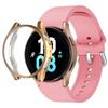 Silicone Strap+TPU Case for Samsung Galaxy Watch 5 44mm 40mm/4 44mm 40mm Sport Wristband for Samsung Watch 5/4 Protective Shell