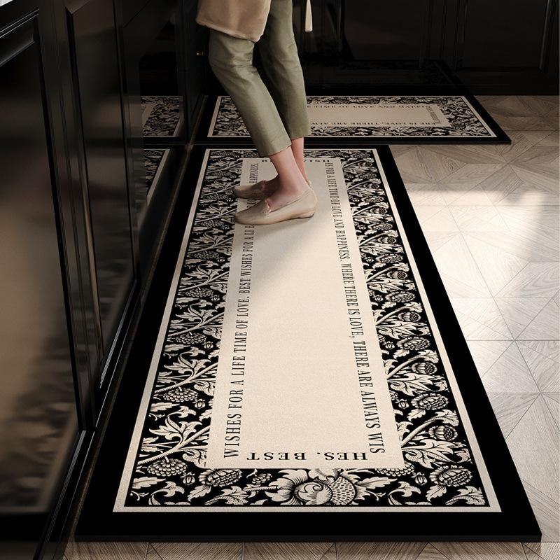 Kitchen Floor Mat, Anti-Slip, Oil-Proof, Water-Absorbent And Dirt-Resistant Diatomite Carpet, Home Decoration