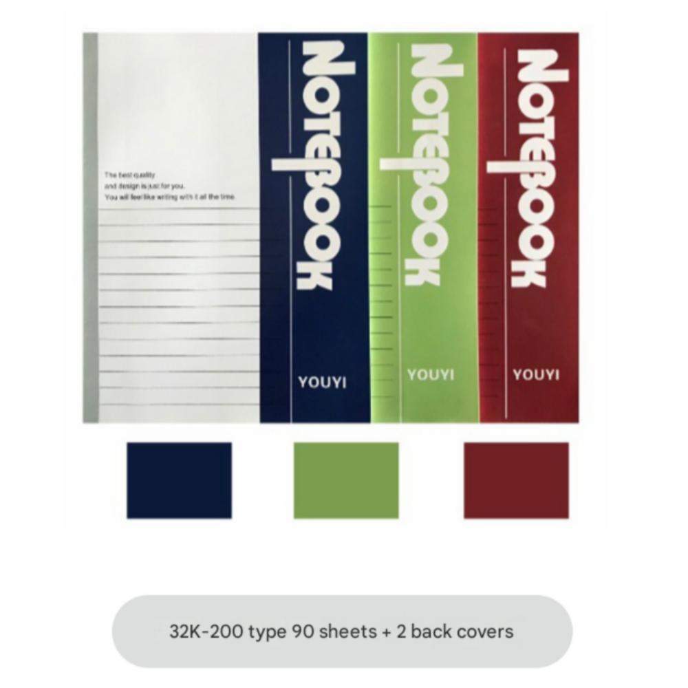 Lined Pad Note #2 Lined Paper for Punching Binder 5g X 90Sheets (140mm X 200mm)
