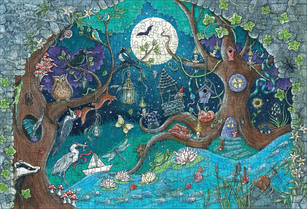 Ravensburger Wood Puzzle Fantasy Forest 500 Puzzle Jigsaw 17516 1 (Puslespill av tre)