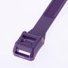 Panduit IT9100-CUV7A In-Line Cable Tie, Weather Resistant Nylon 6.6, UV Purple, 124 Min Tensile Strength, 3.94" Max Bundle Diameter, 0.065" Thickness,