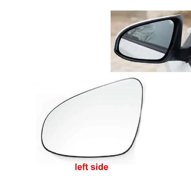 For Toyota Yaris L 2014- Car Accessories Rearview Mirror Lenses Exterior Side Reflective Glass Lens Without Heating 1PCS