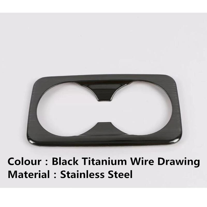 For Kia K3 Forte Cerato     Cover Detector Trim Stainless Steel Center Console Cup Holder Gear Box Frame 1PCs