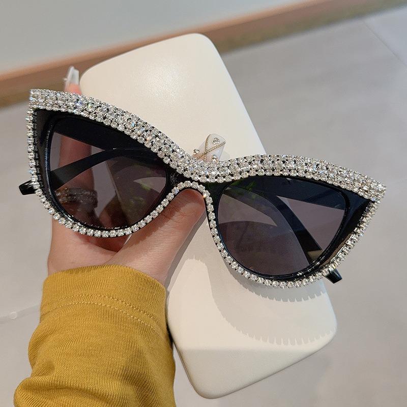 New Women Cat Eye Sunglasses Vintage Luxury Hand Made Sun Glasses for Woman Driving Travel Eyeglasses Female