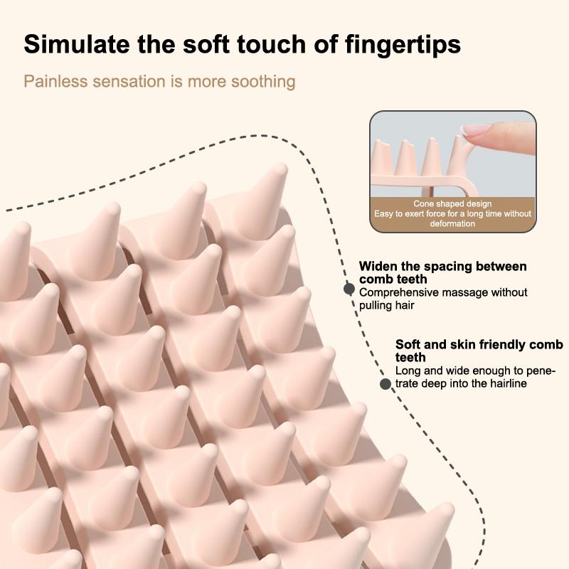Scalp Scrubber Shampoo Brush Massager Clean Scalp Comb Hair Washing Brush Scalp Exfoliator Brush Head Scrubber Tools