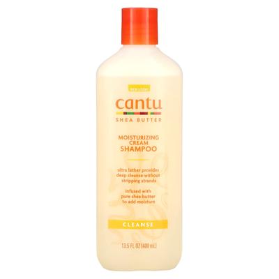 Shea Butter, Moisturizing Cream Shampoo, 13.5 Fl Oz (400 Ml)