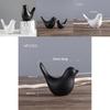 Modern Minimalist Ceramic Bird Decor With Abstract Design For Home And Gift Use