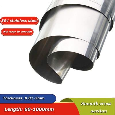 Lámina de acero inoxidable SS304 de espesor 0,01 mm-3 mm, resistente a la corrosión