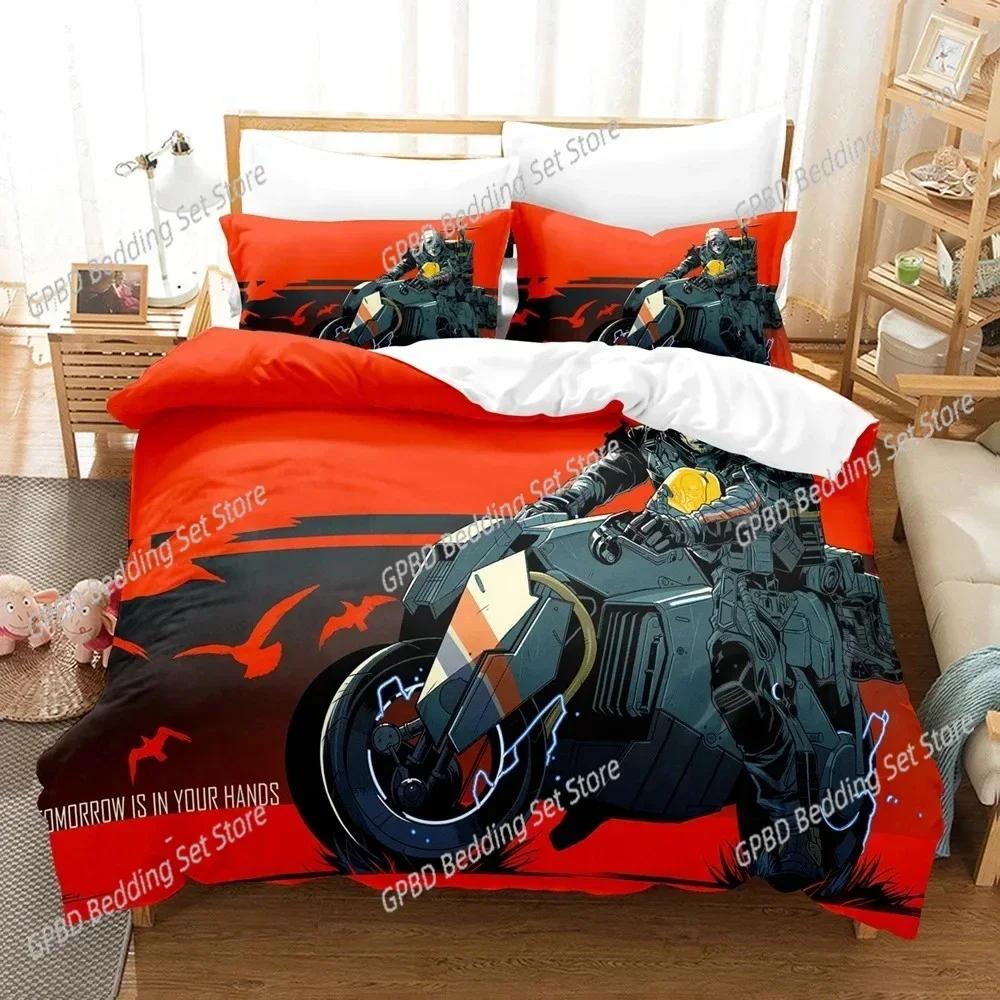 Comforter 3D Game Death Stranding Bedding Set 3D Printed Suitable For Bedroom Kids Home Textile