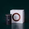 Edenus Ceramic Office Mug with Lid and Infuser