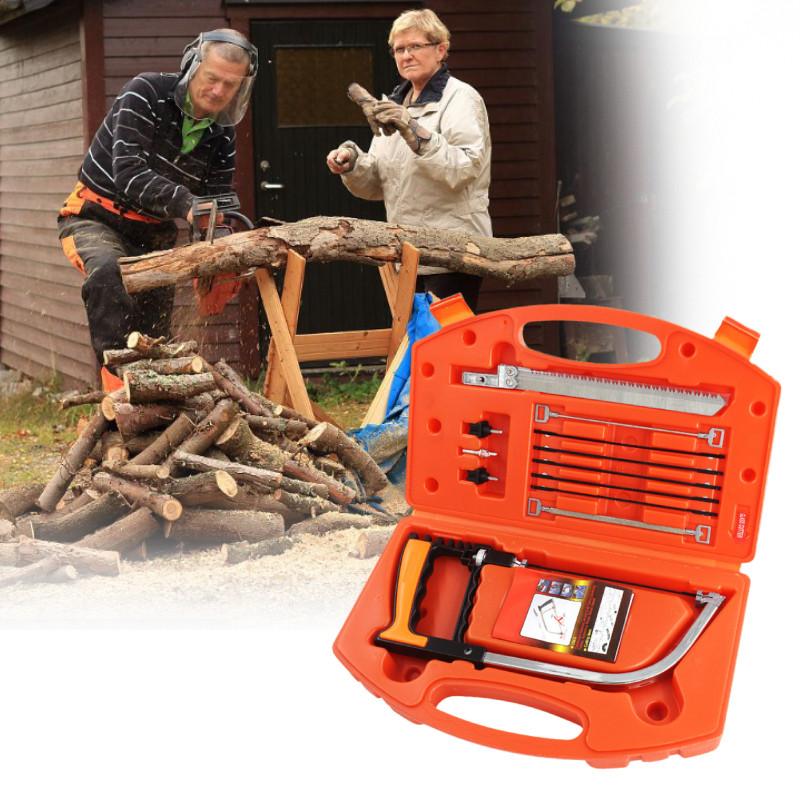 Multifunctional Mini Magic Saw Versatile Woodworking Tool Kit With Durable 65mn Blades