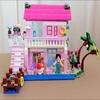 474 SZTUK Klocki Friends City House Letnie Wakacje Nadmorska Willa Apartament Zestawy Figurki Zabawki DIY dla Dzieci Dziewczynek Prezent Świąteczny