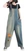 Denim Long Loose Wide Leg Pants with Large for Going Everyday Fall Size [Mohokyo] Women's Overalls, All-in-One Jeans, Pants, Fit, Pockets, Flattering,
