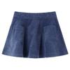 Corduroy Skirt with Pockets for Children Navy Blue 92/104/116/128/140