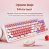 Lenovo Yizhe KN520 Wireless Keyboard Mouse Set - Rainbow Star Wish