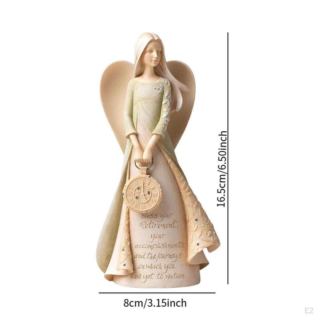 Angel Figurine Tabletop Ornament Delicate Craft, Home Decoration, Gift Creative Art Work Resin