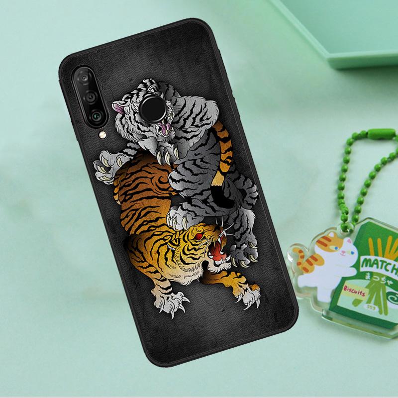 Fashion Animal Tiger Art For Huawei Nova 12s 12i 11i 7i 8i 9 10 SE Y91 Y90 Y60 Y70 Y72 Y61 P60 Pro P30 P40 Lite Case