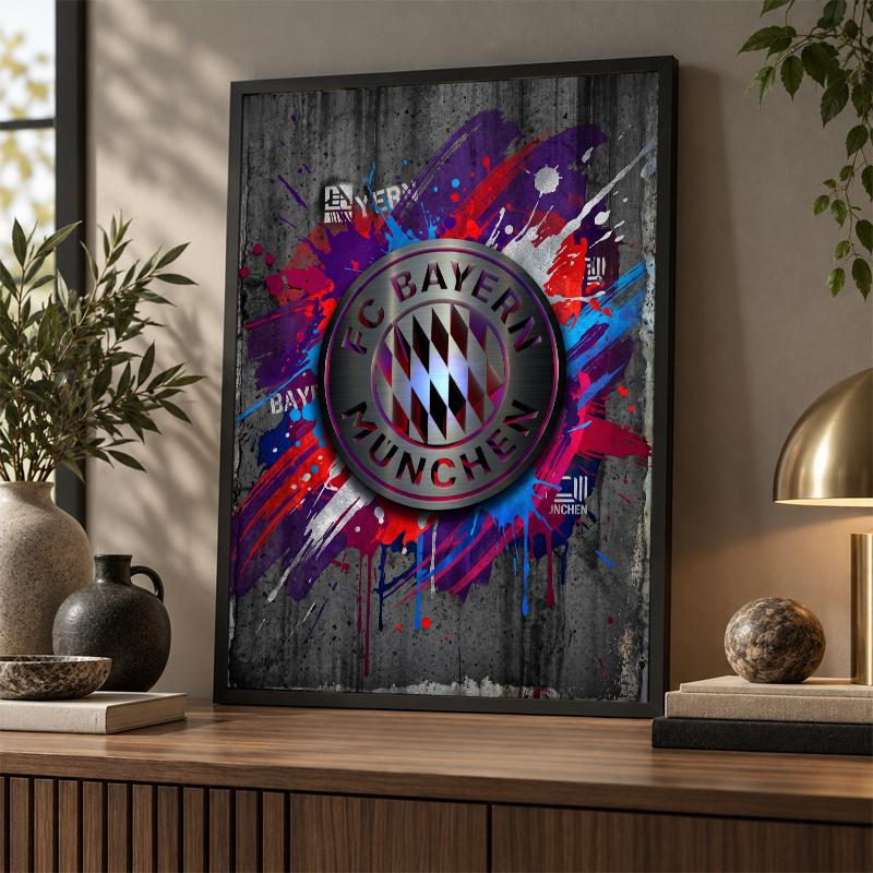 Kit Pictură cu Diamante Bayern München 5D Gaureală Completă DIY Mozaic cu Diamante Artă de Perete Decor Acasă