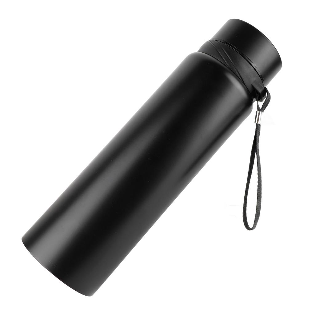 Insulated Drinking Bottle Real Time Temperature Measurement Leakproof Tea Water Separation Large Capacity for Home