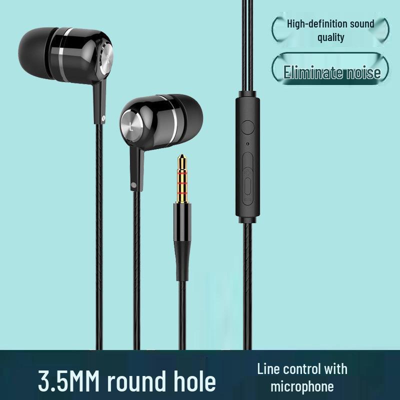 High-Quality In-Ear Wired Headphones with Noise Reduction for Vivo, Xiaomi, and Oppo Devices