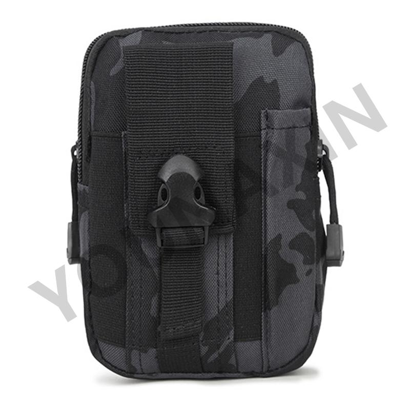 

Unisex Running Camping MOLLE Hunting Accessories Mobile Phone Case Pouch Waist Bag Waterproof Nylon Multifunction Casual Waist Pack Small Bag 1 Pieces