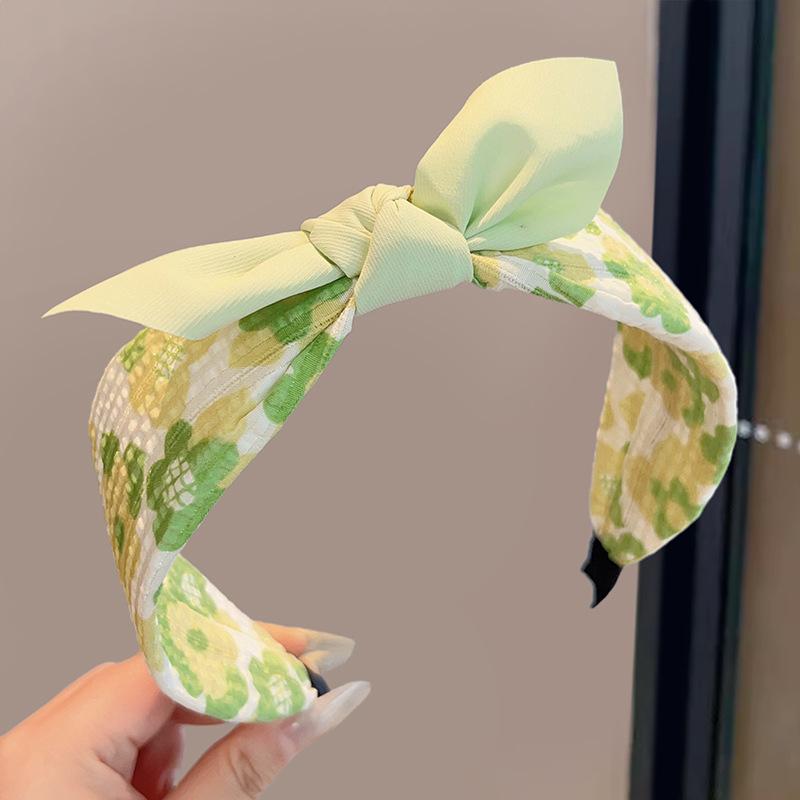 Koreanische Version Kinder Obst Cartoon Schleife Stirnband Mädchen Dreidimensionale Hasenohren Haarnadel Süßes Mädchen Breitkrempiges Stirnband