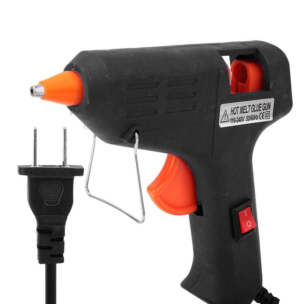 20W Hot Melt Glue with Manual Electric Hot Melt Glue (Black )