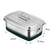 304 Stainless Steel Bento  Box With Compartments Sealed Spillproof Leak-proof Double Layer Lunch Box