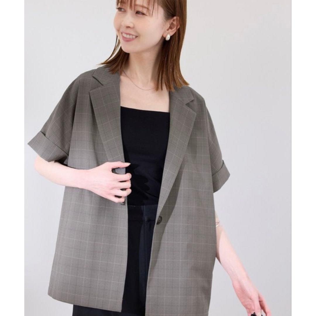 [Unused] Cool touch/UV protection sheer half sleeve jacket Rope Picnic